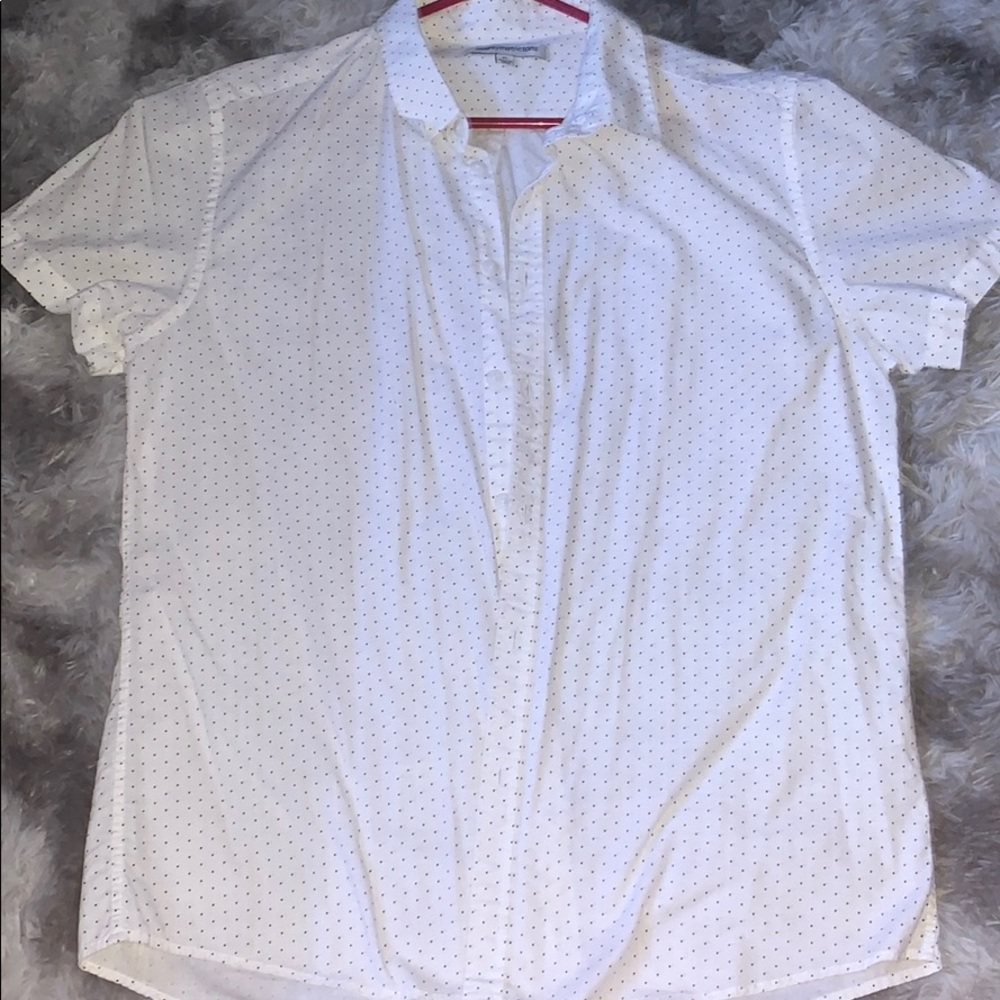 Polka-Dot Button Up Shirt